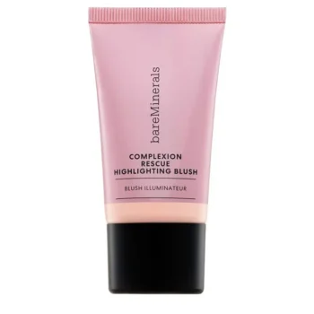 BARE MINERALS COMPLEXION RESCUE highlighting blush #Opal Glow