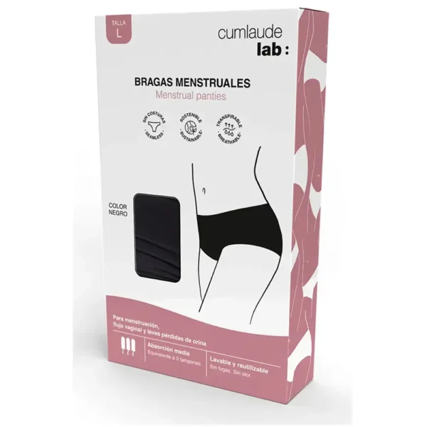 CUMLAUDE LAB MENSTRUAL PANTIES medium-high absorption #L