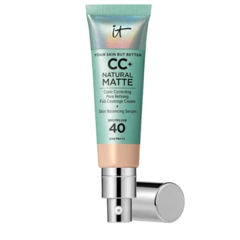 IT COSMETICS CC+ NATURAL MATTE fondotinta in crema correttore colore SPF40 #Fair leggera