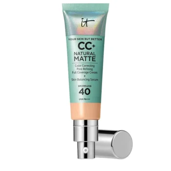 IT COSMETICS CC+ NATURAL MATTE fondotinta in crema correttore colore SPF40 #Light medie