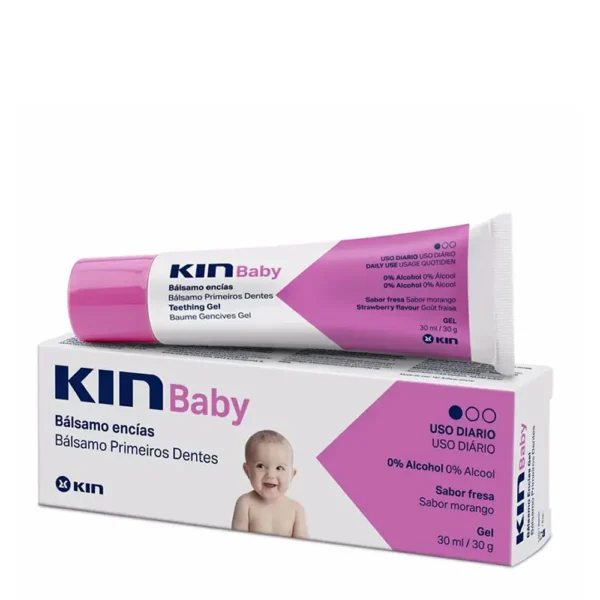 KIN BABY teething gel #strawberry 30 ml