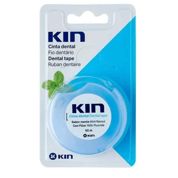 KIN DENTAL TAPE with fluoride #mint 50 ml