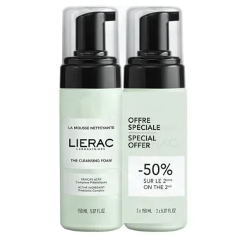 LIERAC MAKEUP REMOVER cleansing foam pack 2 x 150 ml