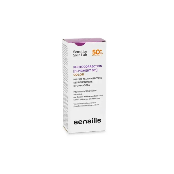 SENSILIS PHOTOCORRECTION [D-PIGMENT 50+] high protection depigmenting & blurring mousse 40 ml