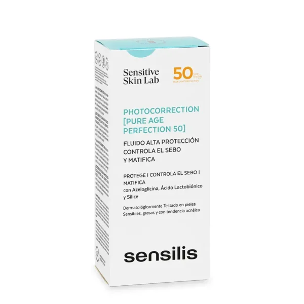 SENSILIS PHOTOCORRECTION [PURE AGE PERFECTION 50+] high protection fluid SPF50+ 40 ml