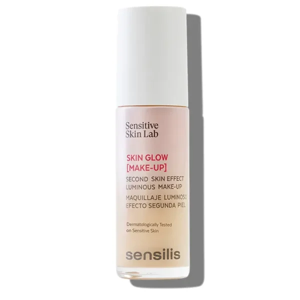 SENSILIS SKIN GLOW [MAKE-UP] second skin effect luminous make-up #01-Ivory