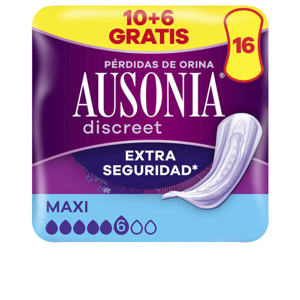 AUSONIA DISCREET maxi incontinence pads 16 u