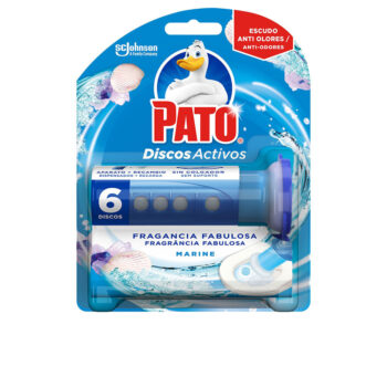 PATO DUCK WC ACTIVE DISCS enhet + 6 reservdelar #marin friskhet PATO DUCK WC ACTIVE DISCS enhet + 6 reservdelar #marin friskhet