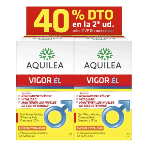 AQUILEA VIGOR HIM capsules pack 2 x 60 capsules