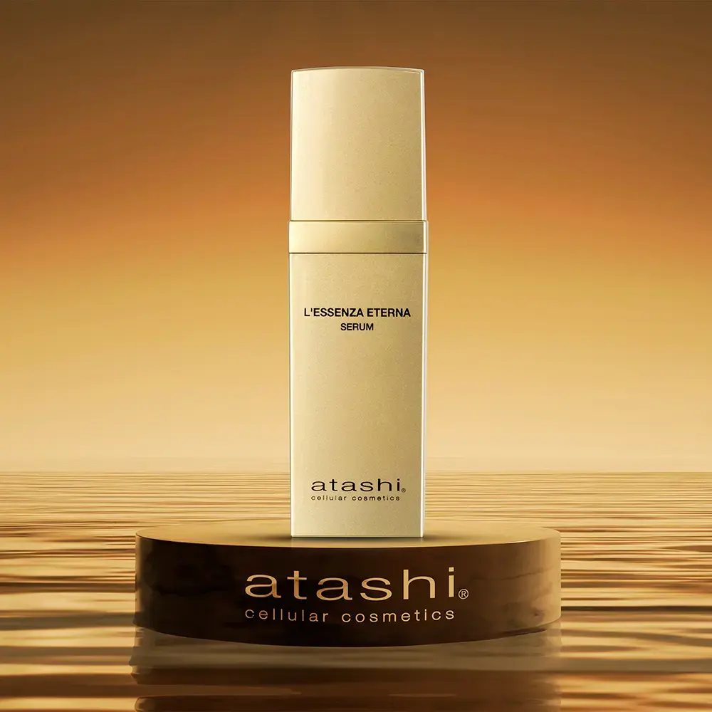 Découvrez le nec plus ultra en matière d'anti-âge : Atashi L'Essenza Eterna Anti-Aging Serum
