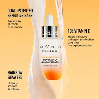 BARE MINERALS SKIN RESCUE PURE GLOW SERUM brightening elixir 30 ml
