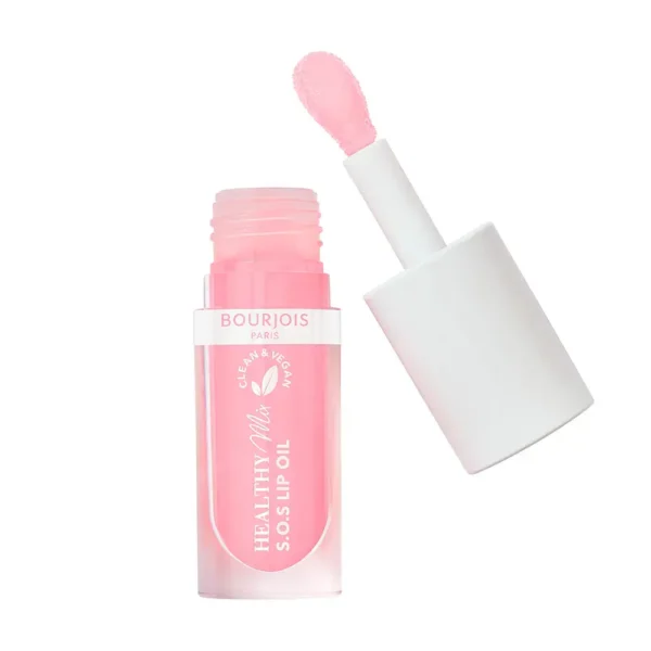 BOURJOIS HEALTHY MIX SOS lip oil #01-douceur de rose