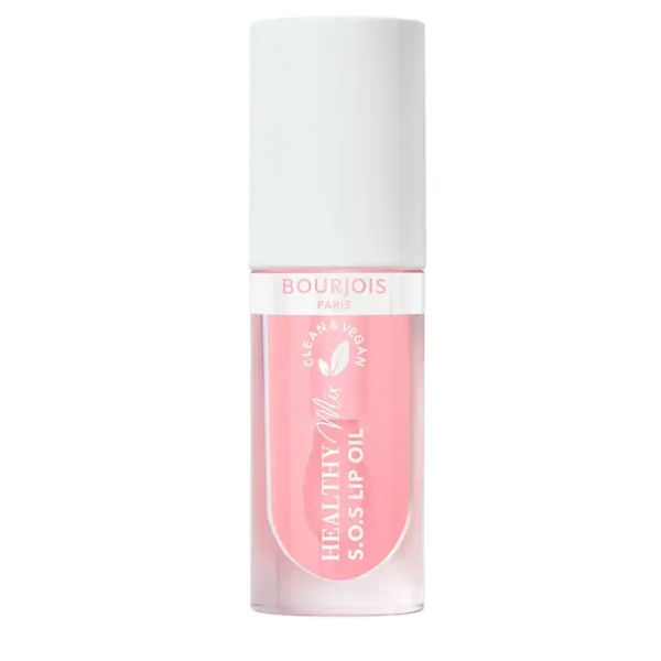 BOURJOIS HEALTHY MIX SOS lip oil #01-douceur de rose