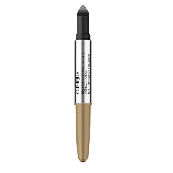 CLINIQUE HIGH IMPACT SHADOW PLAY eyeshadow + definer #champagne + cavier