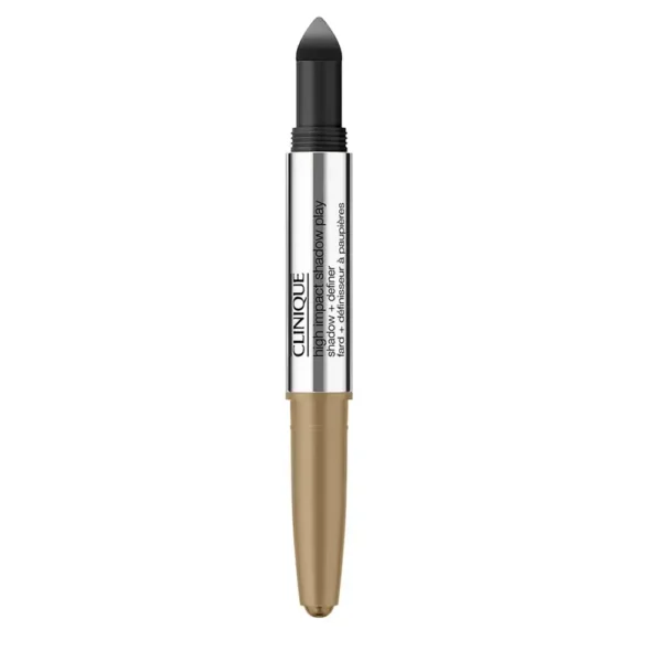 CLINIQUE HIGH IMPACT SHADOW PLAY eyeshadow + definer #double latte