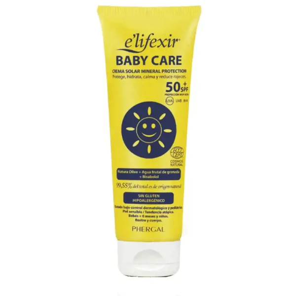 E'LIFEXIR BABY CARE mineral protection sun cream SPF50+ 100 ml