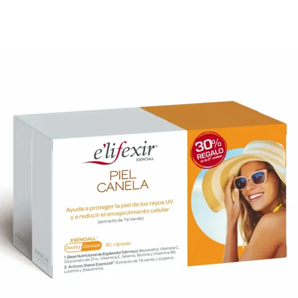 E'LIFEXIR ESENCIALL cinnamon skin capsules 80 u