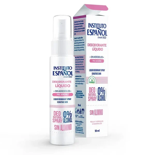 INSTITUTO ESPAÑOL SENSITIVE SKIN liquid deodorant spray 50 ml