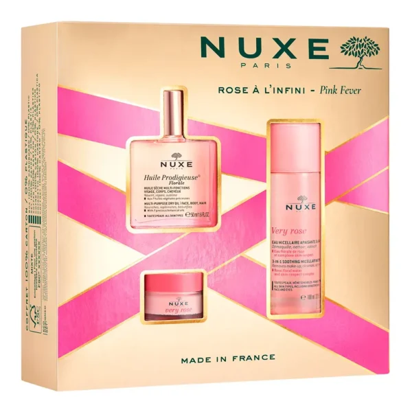 NUXE PRODIGIEUX PINK FEVER set 3 pcs