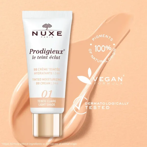 NUXE PRODIGIEUX LE TEINT ECLAT tinted moisturizing BB cream #Light shade 30 ml