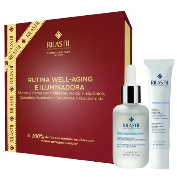 RILASTIL PROGRESSION (+) well-aging and brightening routine set 2 pcs