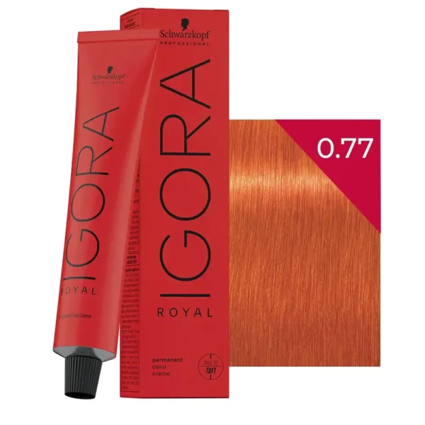 SCHWARZKOPF IGORA ROYAL #0-77 copper 60ml