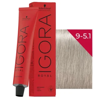 SCHWARZKOPF IGORA ROYAL #9.5-1 blond platine cendré 60 ml