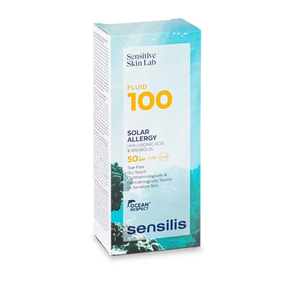 SENSILIS FLUID 100 SOLAR ALLERGY hyaluronic acid & bisabolol sunscreen SPF50+ 40 ml