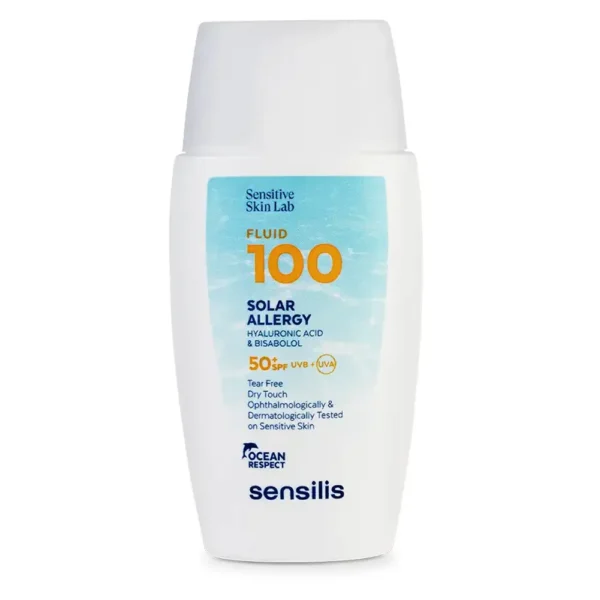 SENSILIS FLUID 100 SOLAR ALLERGY hyaluronic acid & bisabolol sunscreen SPF50+ 40 ml