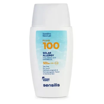 SENSILIS FLUID 100 SOLAR ALLERGY hyaluronic acid & bisabolol sunscreen SPF50+ 40 ml