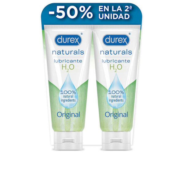 DUREX NATURALS 100% NATURAL LUBRICANT GEL LOT 2 x 100 ml