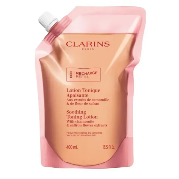 CLARINS SOOTHING TONING LOTION for very dry or sensitive and very dry skin refill 400 ml