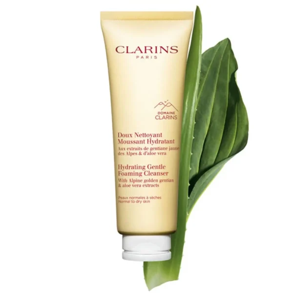 CLARINS HYDRATING GENTLE FOAMING CLEANSER for normal to dry skin 125 ml