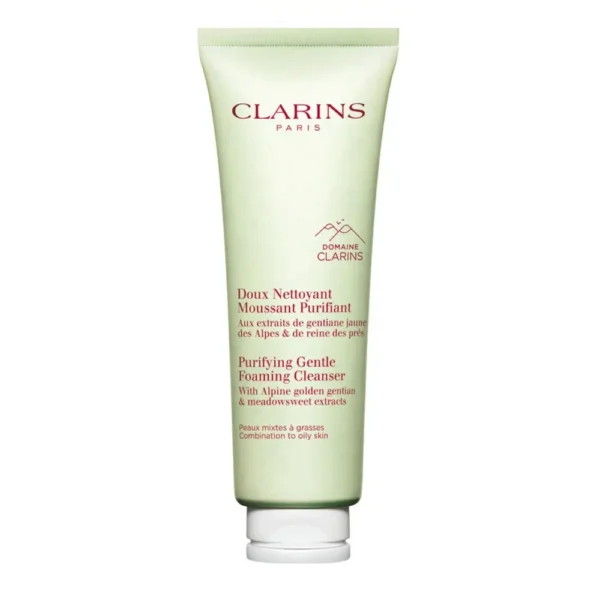 CLARINS PURIFYING GENTLE FOAMING CLEANSER for combination to oily skin 125 ml