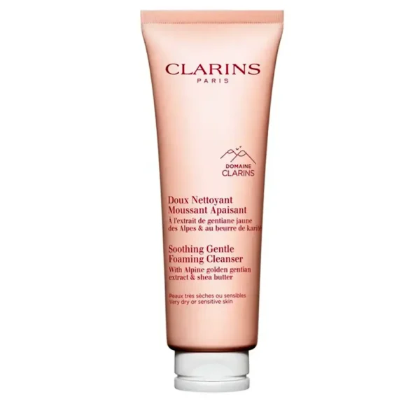 CLARINS SOOTHING GENTLE FOAMING CLEANCER for very dry or sensitive skin 125 ml