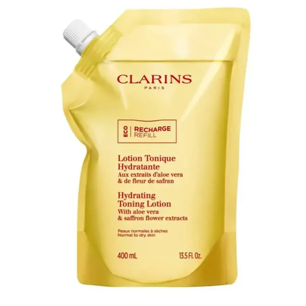 CLARINS HYDRATING TONING LOTION for normal to dry skin refill 400 ml