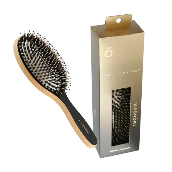 KASHŌKI TOUCH OF NATURE Wooden Hair Brush #Oval, EAN 5903018919331