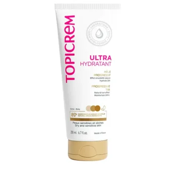 TOPICREM ULTRA HYDRATANT Crème corps BRONZAGE PROGRESSIF 200 ml TOPICREM ULTRA HYDRATANT Crème corps BRONZAGE PROGRESSIF 200 ml