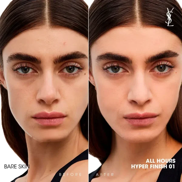 YVES SAINT LAURENT ALL HOURS HYPER FINISH Многофункционална матираща пудра #1 - Изображение 3