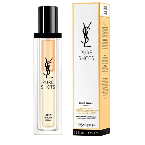 YVES SAINT LAURENT PURE SHOTS night reboot serum refillable 50 ml