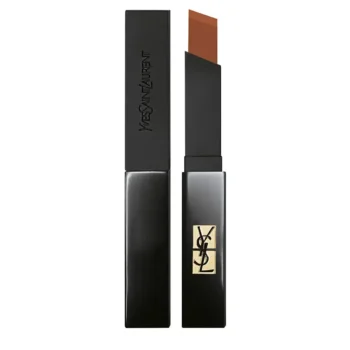 YVES SAINT LAURENT ROUGE PUR COUTURE THE SLIM VELVET RADICAL червило #320-изгарящо кафяво