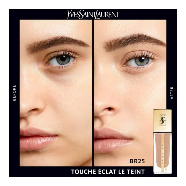 YVES SAINT LAURENT TOUCHE ÉCLAT LE TEINT foundation #BR25-cool beige