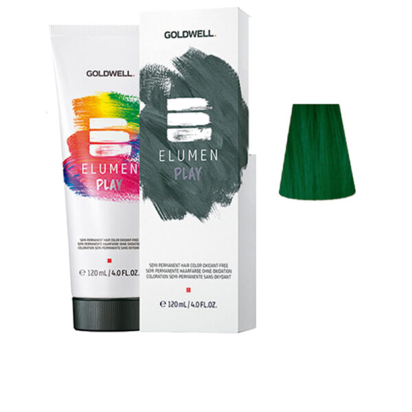 GOLDWELL ELUMEN PLAY semi permanent hair color oxidant-free #green 120 ml