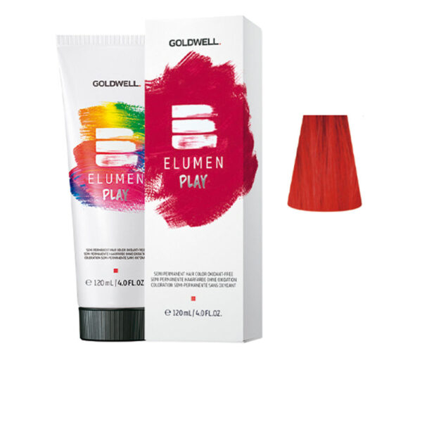 GOLDWELL ELUMEN PLAY semi permanent hair color oxidant-free #red 120 ml