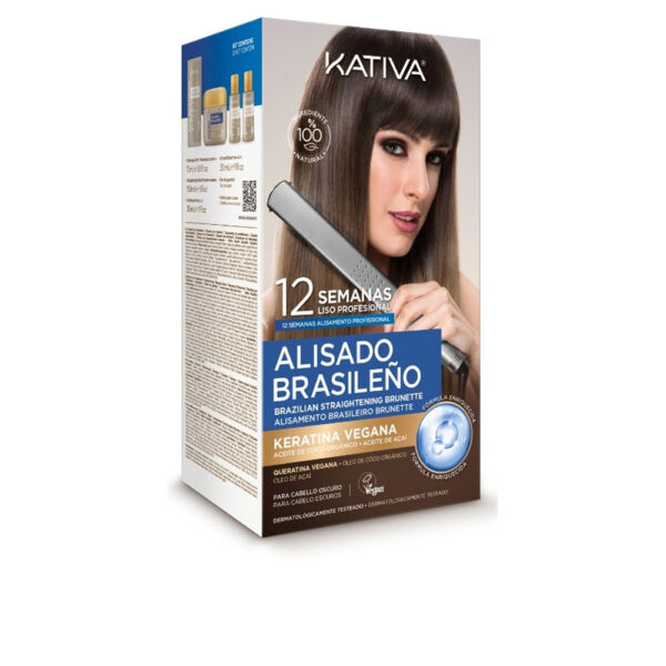 KATIVA KATIVA PROFESSIONAL BRAZILIAN STRAIGHTENING PRO DARK set 6 pcs