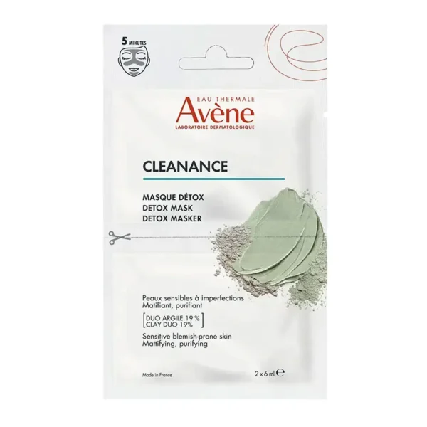 AVENE CLEANANCE detox mask 2 x 6 ml, EAN 3282770390438