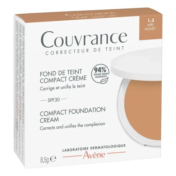 AVENE COUVRANCE Compact Foundation Cream #Honey