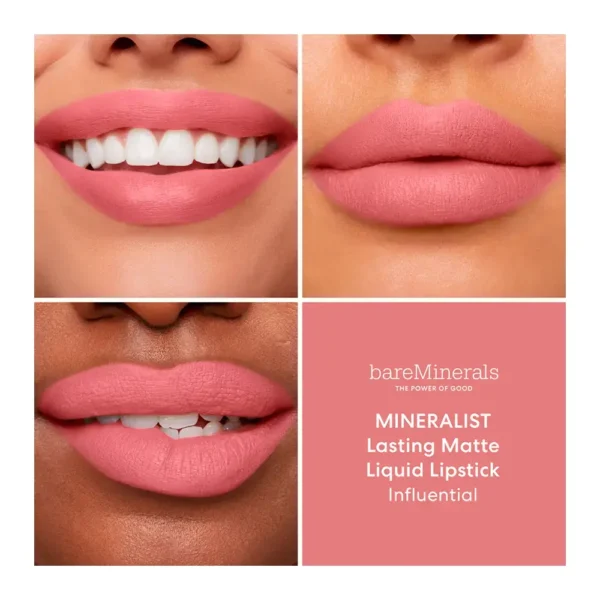 BARE MINERALS MINERALIST Comfort Matte Lipstick #influential