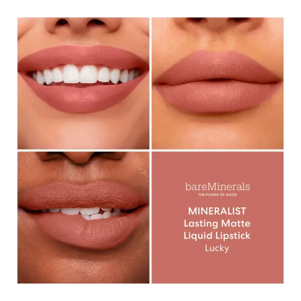 BARE MINERALS MINERALIST Comfort Matte Lipstick #lucky