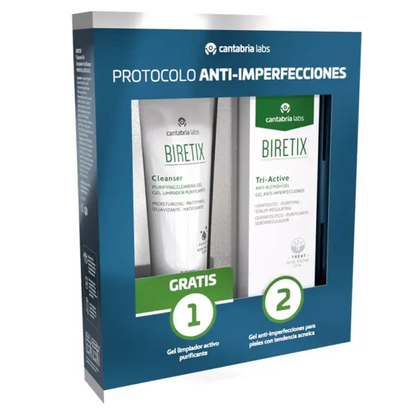 CANTABRIA LABS BIRETIX PROTOCOL ANTI-IMPERFECTIONS set 2 pcs, EAN 8436574363791